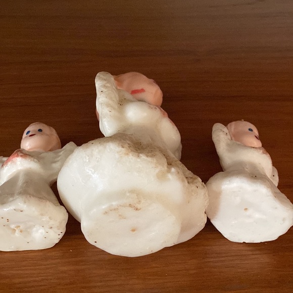 VTG Christmas Angel Candles Set of 3 - Picture 8 of 10